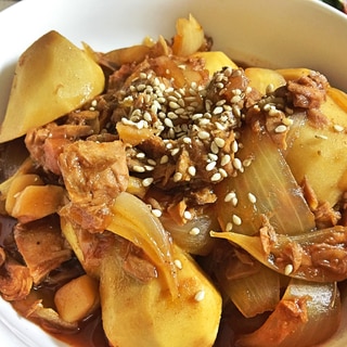 【簡単】ツナと里芋の韓国風煮物